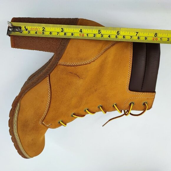 Timberland Women's Wheat Nubuck Leather Ankle Boot Size 9.5 - Picture 7 of 11